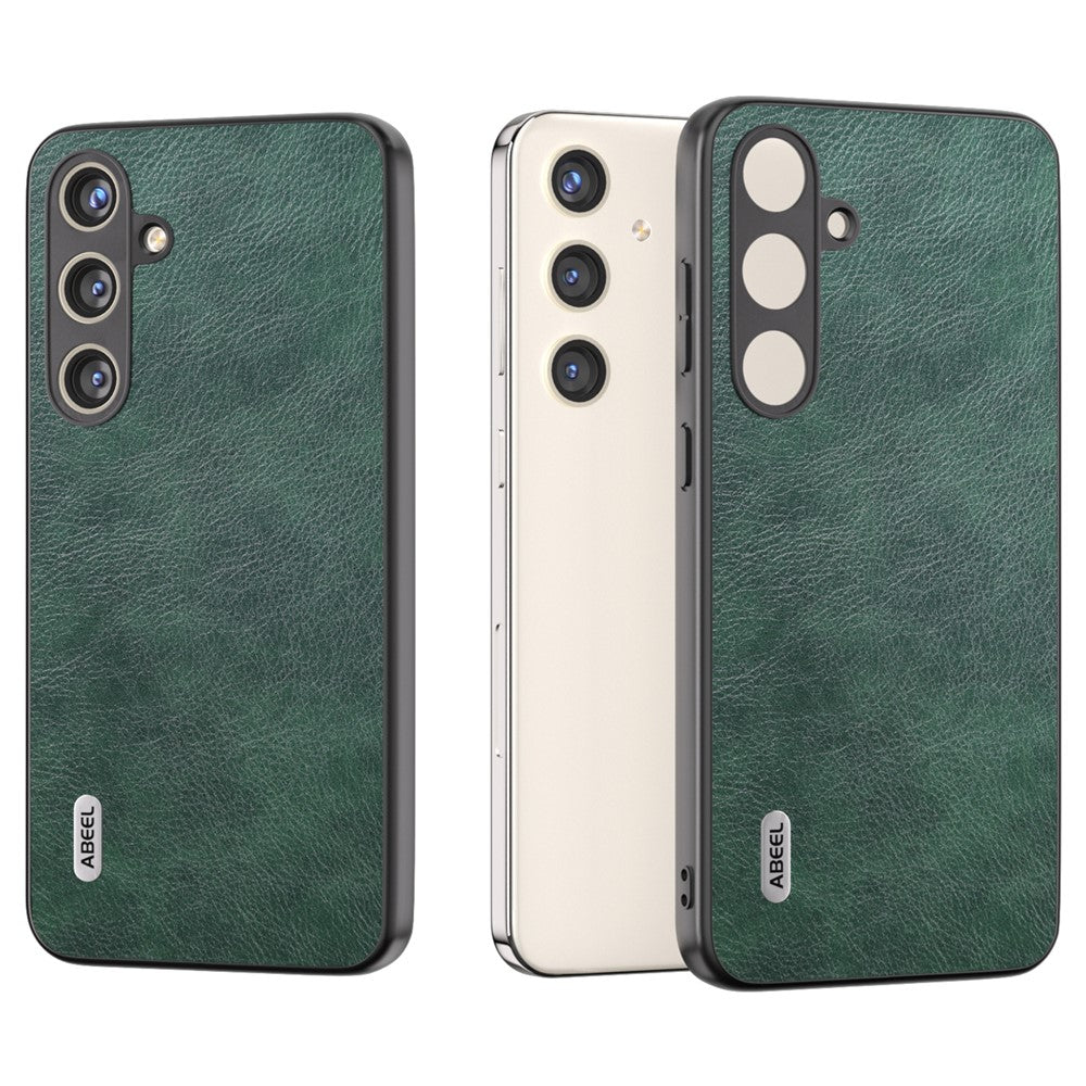 ABEEL til Samsung Galaxy S24+ ridsefrit cover PU læder telefoncover litchi tekstur