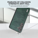ABEEL til Samsung Galaxy S24+ ridsefrit cover PU læder telefoncover litchi tekstur