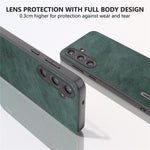 ABEEL til Samsung Galaxy S24+ ridsefrit cover PU læder telefoncover litchi tekstur