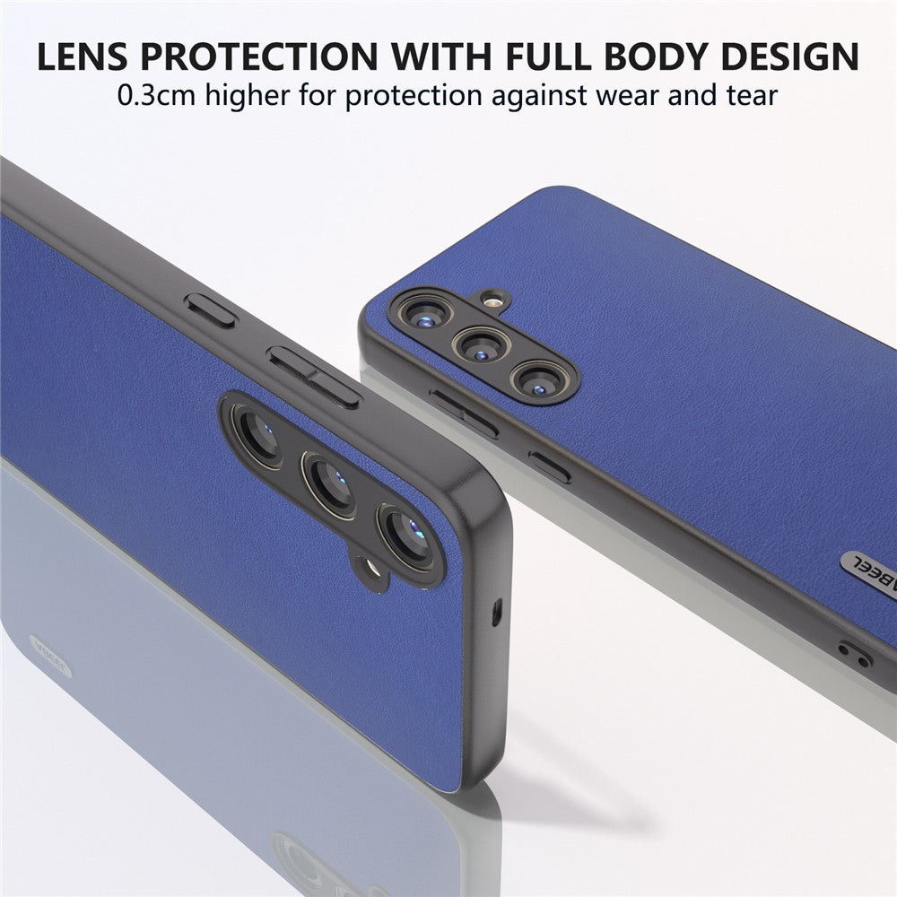 ABEEL til Samsung Galaxy S24+ Telefoncover PU-læder+PC+TPU Bagsidebeskyttelse Mod Fald