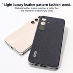 ABEEL For Samsung Galaxy S24+ Glitter Surface Phone Case PU Leather Anti-Scratch Back Cover