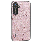 ABEEL For Samsung Galaxy S24+ Glitter Surface Phone Case PU Leather Anti-Scratch Back Cover