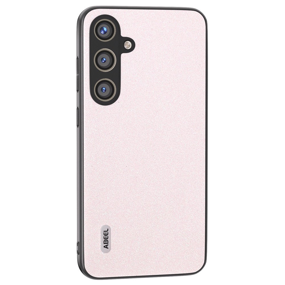 ABEEL For Samsung Galaxy S24+ Glitter Surface Phone Case PU Leather Anti-Scratch Back Cover