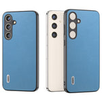 ABEEL For Samsung Galaxy S24 Textured Phone Case Slim PU Leather Shockproof Cover