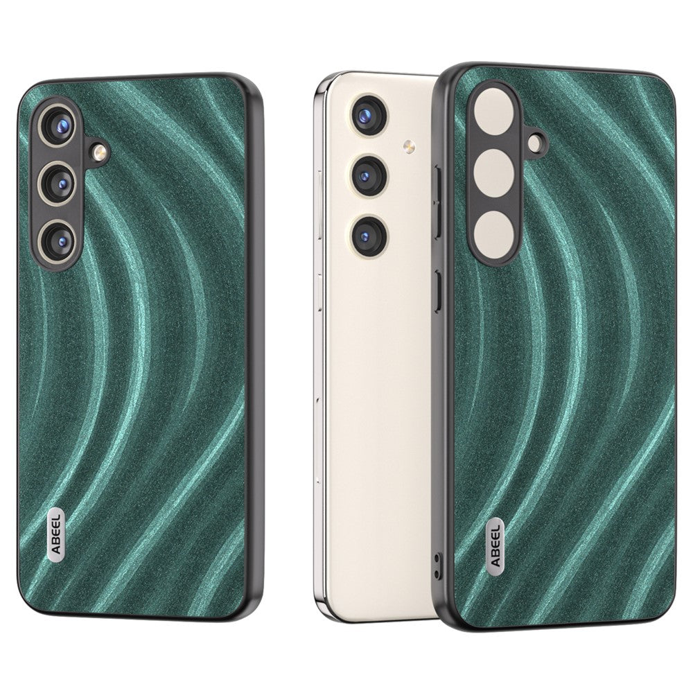ABEEL For Samsung Galaxy S24 Case Milky Way Series PU Leather Phone Back Cover