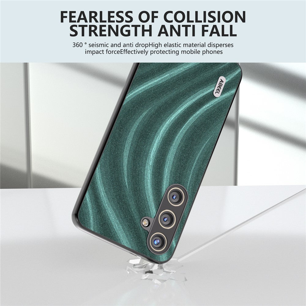 ABEEL For Samsung Galaxy S24 Case Milky Way Series PU Leather Phone Back Cover