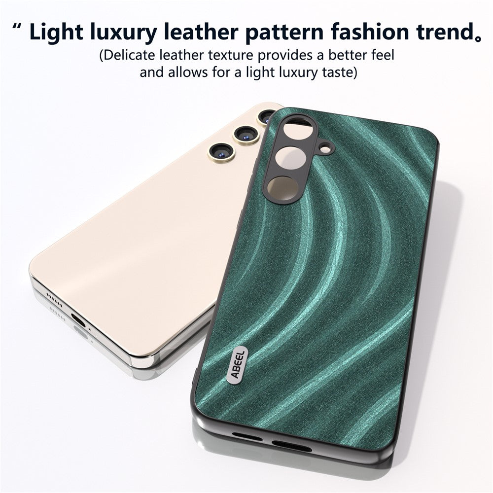 ABEEL For Samsung Galaxy S24 Case Milky Way Series PU Leather Phone Back Cover