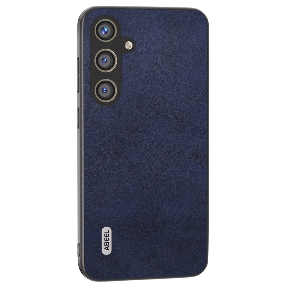 ABEEL For Samsung Galaxy S24 Shockproof Phone Case Leather Coated TPU+PC Cover