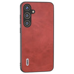 ABEEL For Samsung Galaxy S24 Shockproof Phone Case Leather Coated TPU+PC Cover