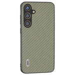 ABEEL til Samsung Galaxy S24 Carbon Fiber Tekstur Etui PU Læder+PC+TPU Beskyttende Telefoncover