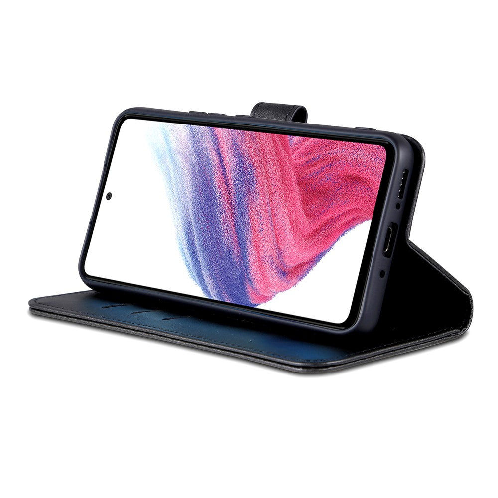 AZNS For Samsung Galaxy A55 5G Leather Case Wallet Phone Cover Magnetic Clasp