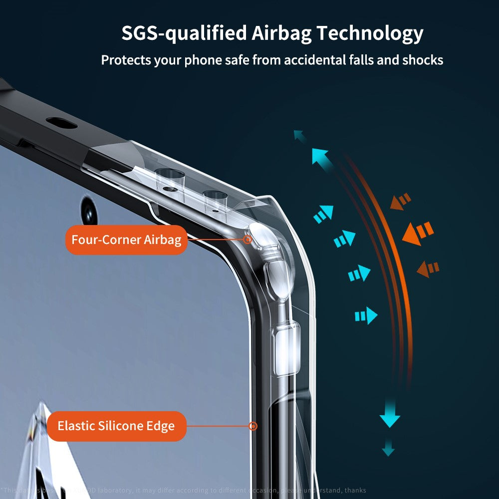 XUNDD Smartphone-skal för OnePlus 12 5G Reptåligt skal i akryl + TPU-skal