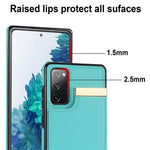 Samsung Galaxy S20 FE 5G / S20 FE / S20 FE 2022 / S20 Lite mobilmobilskal TPU+PU-läder korthållare fodral