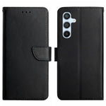 HT02 For Samsung Galaxy A55 5G Wallet Case Genuine Cow Leather Stand Phone Shell