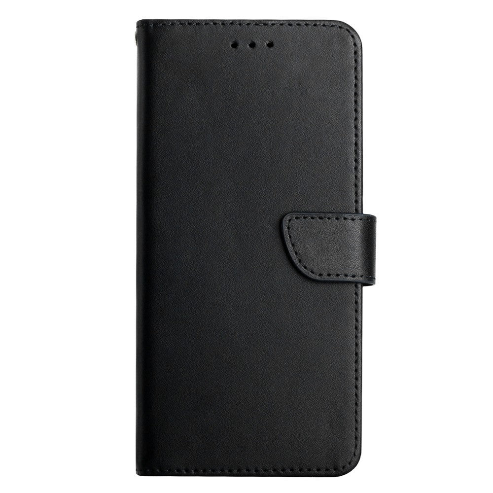 HT02 For Samsung Galaxy A55 5G Wallet Case Genuine Cow Leather Stand Phone Shell