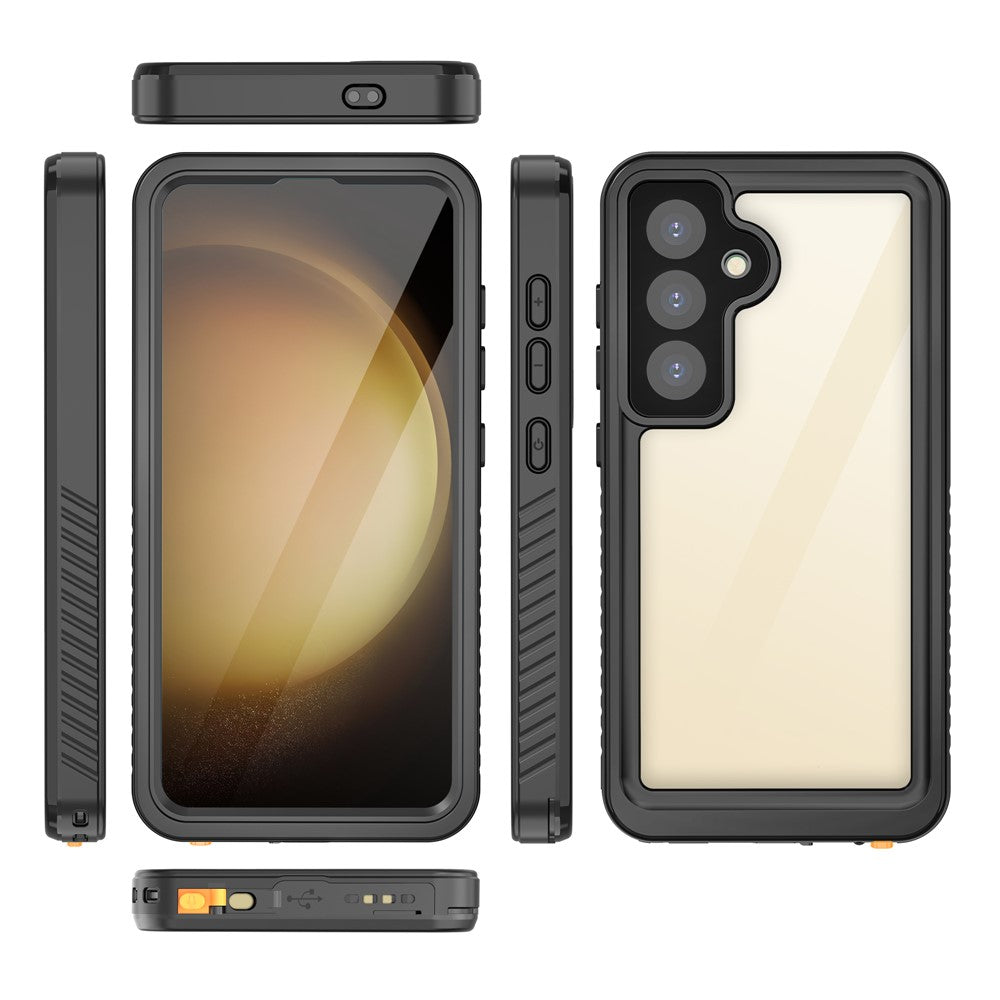 REDPEPPER FS Series for Samsung Galaxy S24+ IP68 Case Clear Back Panel Underwater Diving Phone Cover