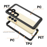 REDPEPPER FS Series for Samsung Galaxy S24+ IP68 Case Clear Back Panel Underwater Diving Phone Cover