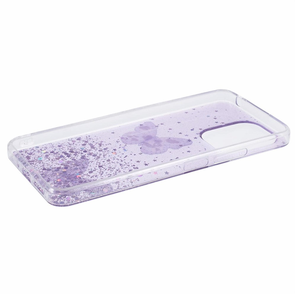 AW Series For Xiaomi Redmi 13C 4G / Poco C65 4G Phone Case TPU+PVC Butterfly Cover
