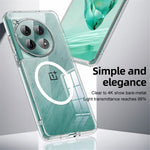 OnePlus 12 5G Magnetiskt skal Anti-rep PC+TPU mobilskydd