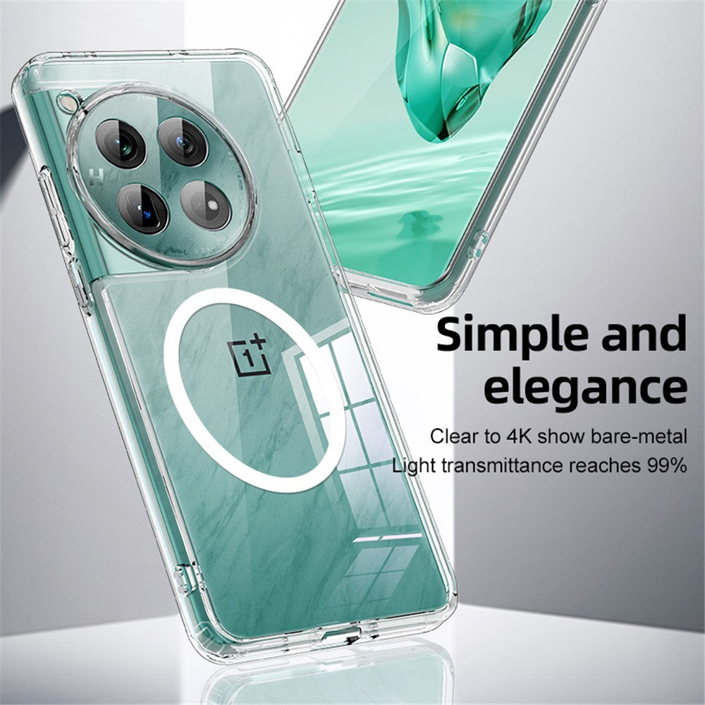 OnePlus 12 5G Magnetiskt skal Anti-rep PC+TPU mobilskydd