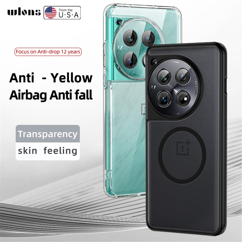 OnePlus 12 5G Magnetiskt skal Anti-rep PC+TPU mobilskydd