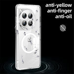 OnePlus 12 5G Magnetiskt skal Anti-rep PC+TPU mobilskydd
