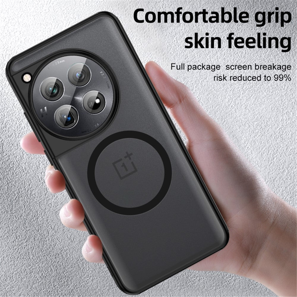 OnePlus 12 5G Magnetiskt skal Anti-rep PC+TPU mobilskydd
