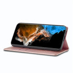 LC.IMEEKE For Samsung Galaxy S24+ Microfiber Leather Case Wallet Phone Cover Viewing Stand