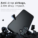 For Samsung Galaxy A15 4G / A15 5G Cell Phone Case Matte TPU+PC Skin-touch Cover