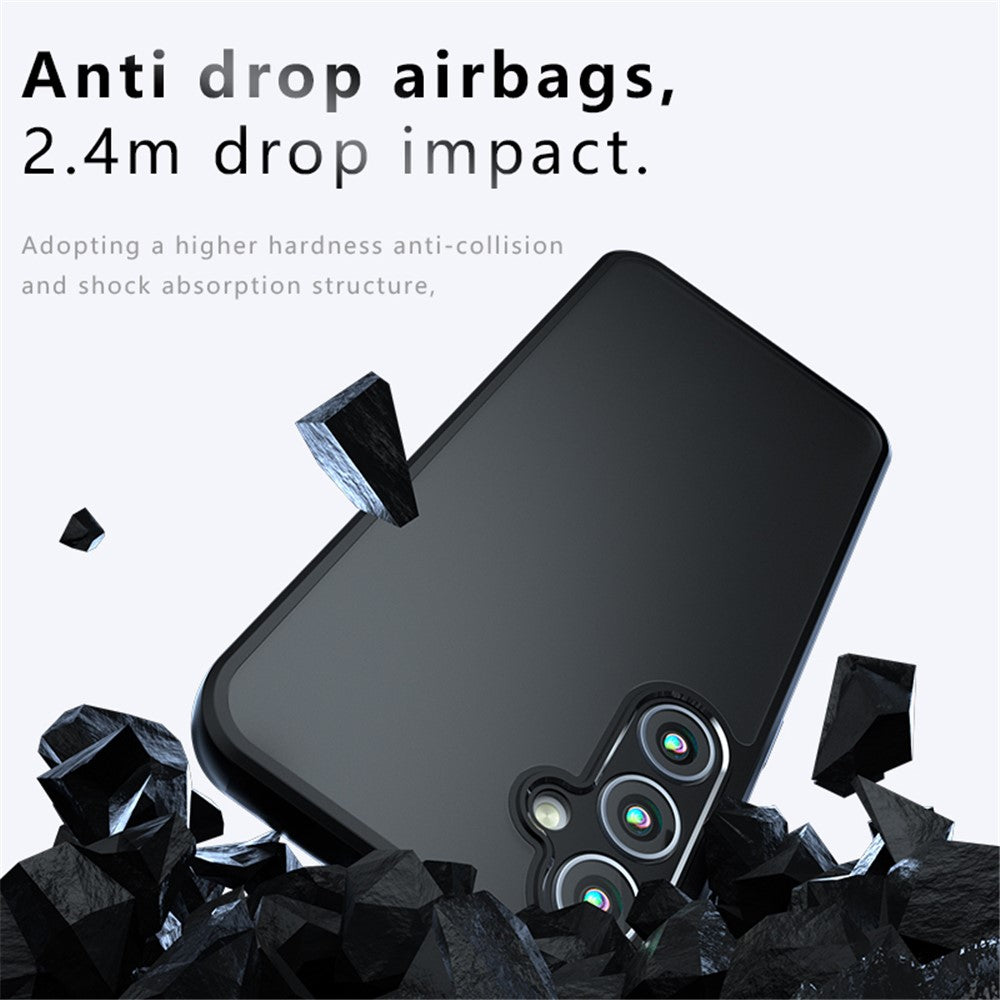 For Samsung Galaxy A15 4G / A15 5G Cell Phone Case Matte TPU+PC Skin-touch Cover