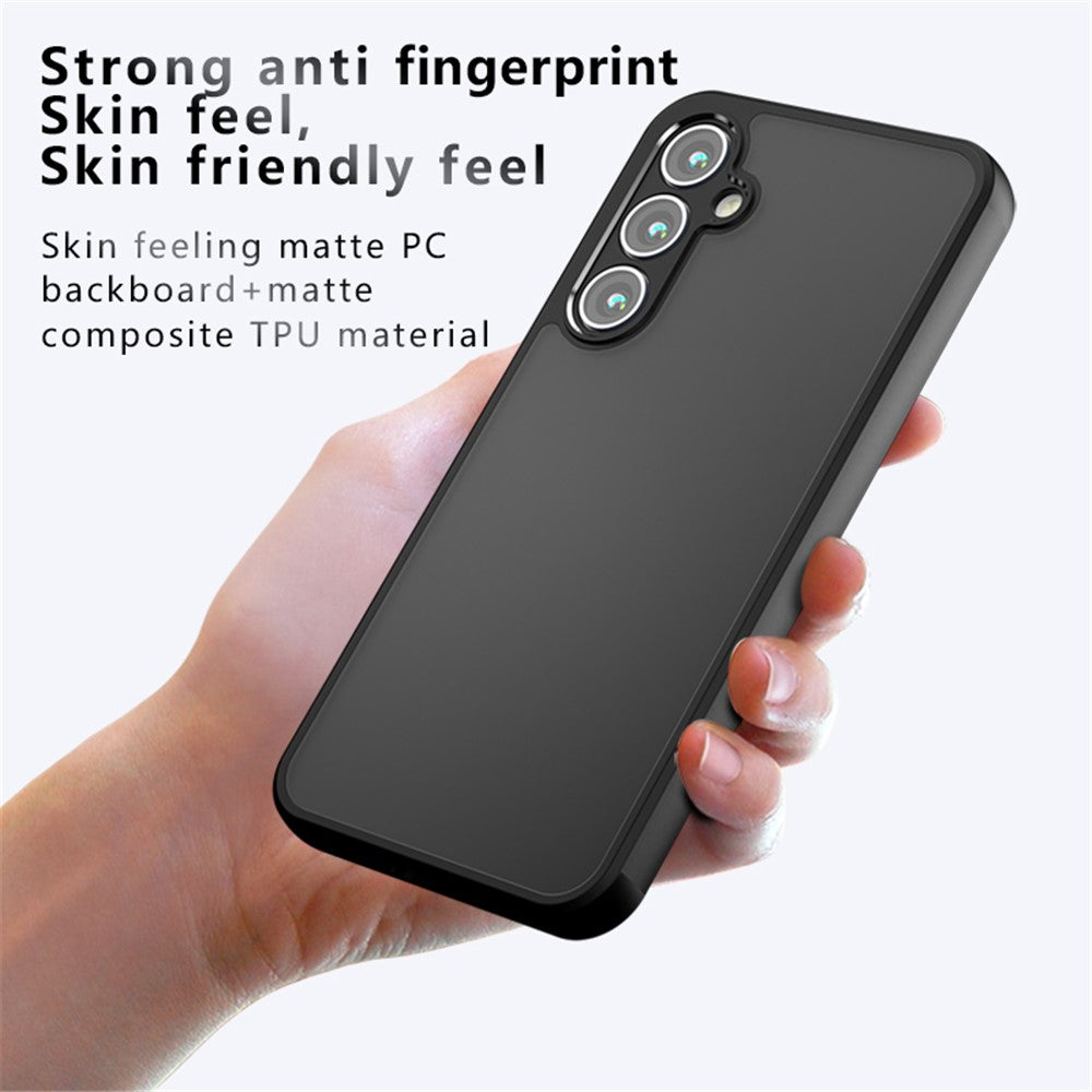 For Samsung Galaxy A15 4G / A15 5G Cell Phone Case Matte TPU+PC Skin-touch Cover