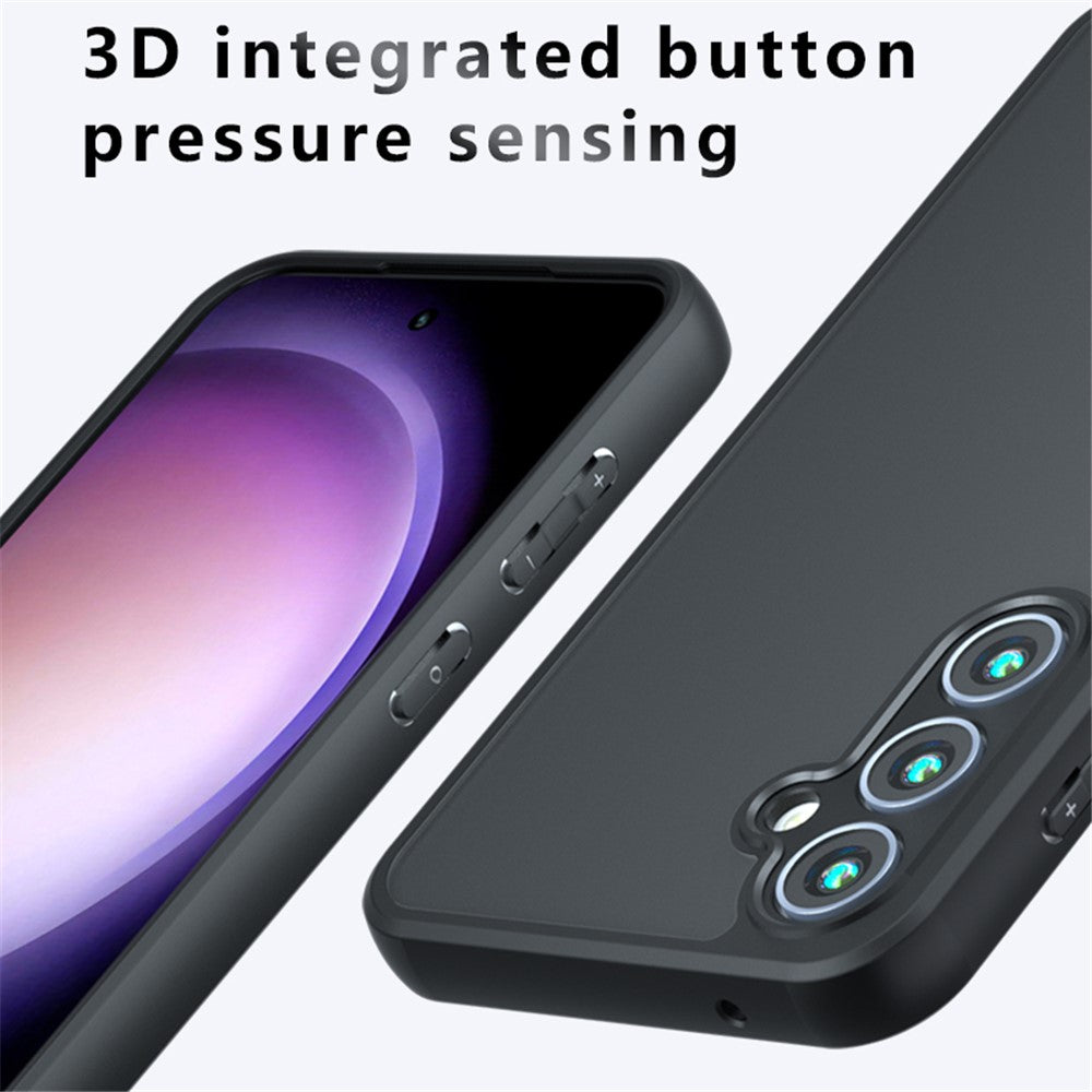 For Samsung Galaxy A15 4G / A15 5G Cell Phone Case Matte TPU+PC Skin-touch Cover