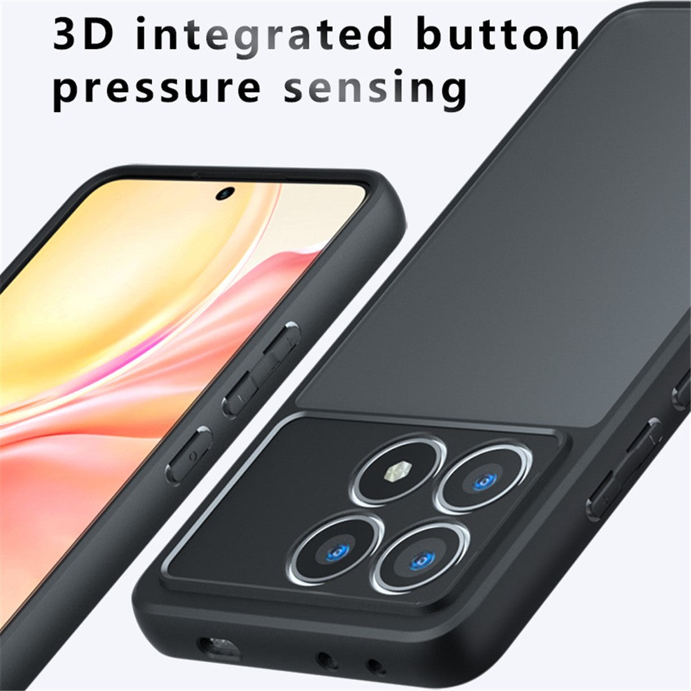 For Xiaomi Redmi K70E 5G / Poco X6 Pro 5G Matte Case 2-in-1 Skin-touch TPU+PC Mobile Phone Cover