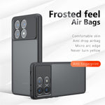 For Xiaomi Redmi K70E 5G / Poco X6 Pro 5G Matte Case 2-in-1 Skin-touch TPU+PC Mobile Phone Cover