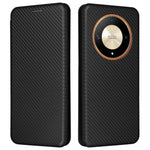 For Honor Magic6 Lite 5G / X9b 5G Carbon Fiber Leather Phone Case with Card Slots