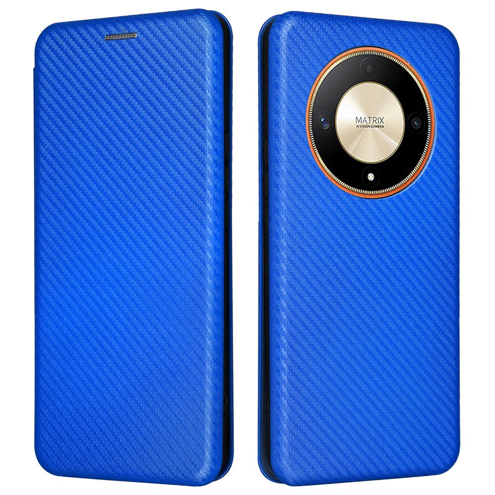 For Honor Magic6 Lite 5G / X9b 5G Carbon Fiber Leather Phone Case with Card Slots