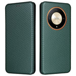For Honor Magic6 Lite 5G / X9b 5G Carbon Fiber Leather Phone Case with Card Slots