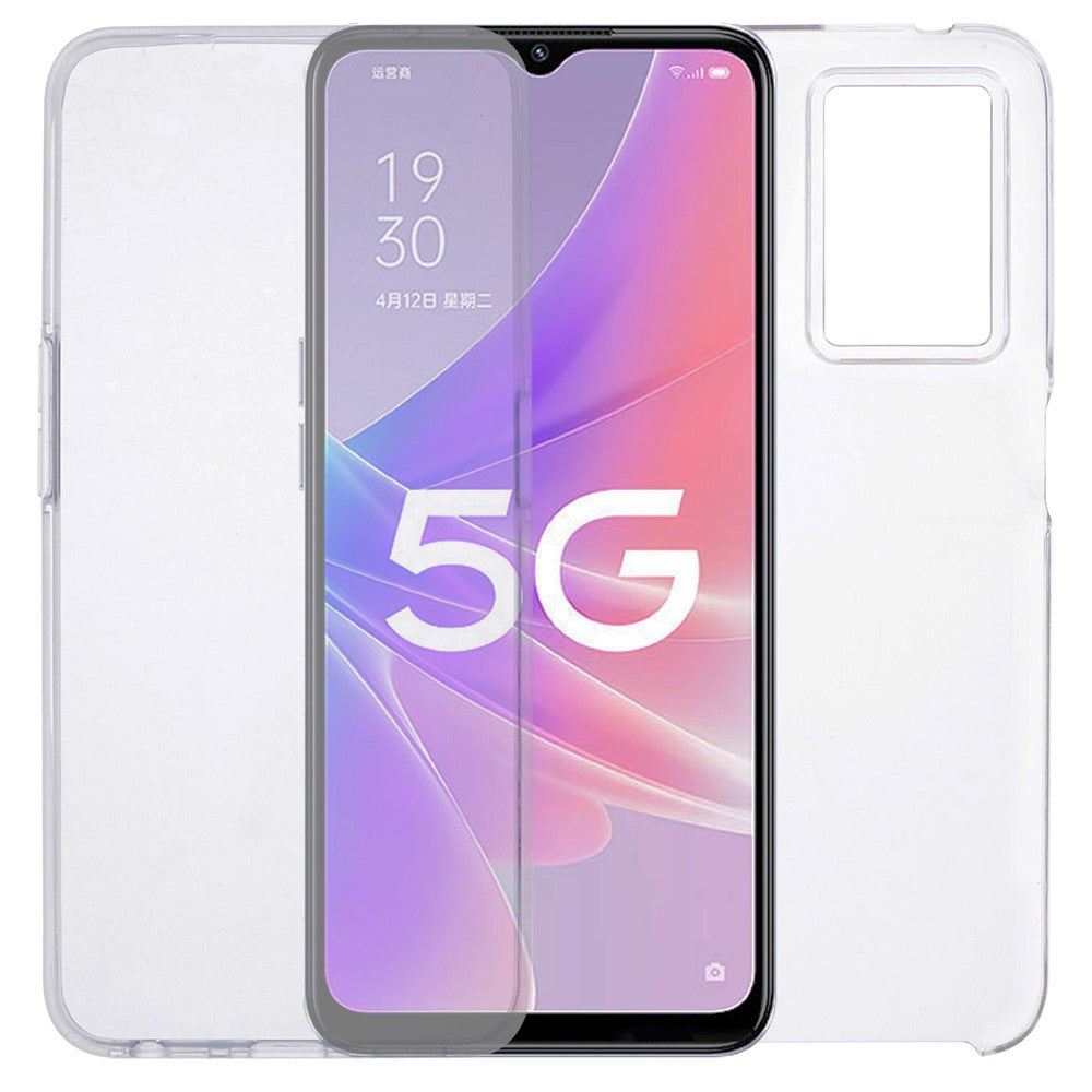 Oppo A57 (2022) 5G / A77 5G / A77s 4G / A57s 4G / A53s 4G Genomskinligt skal Akryl + TPU-mobilskal