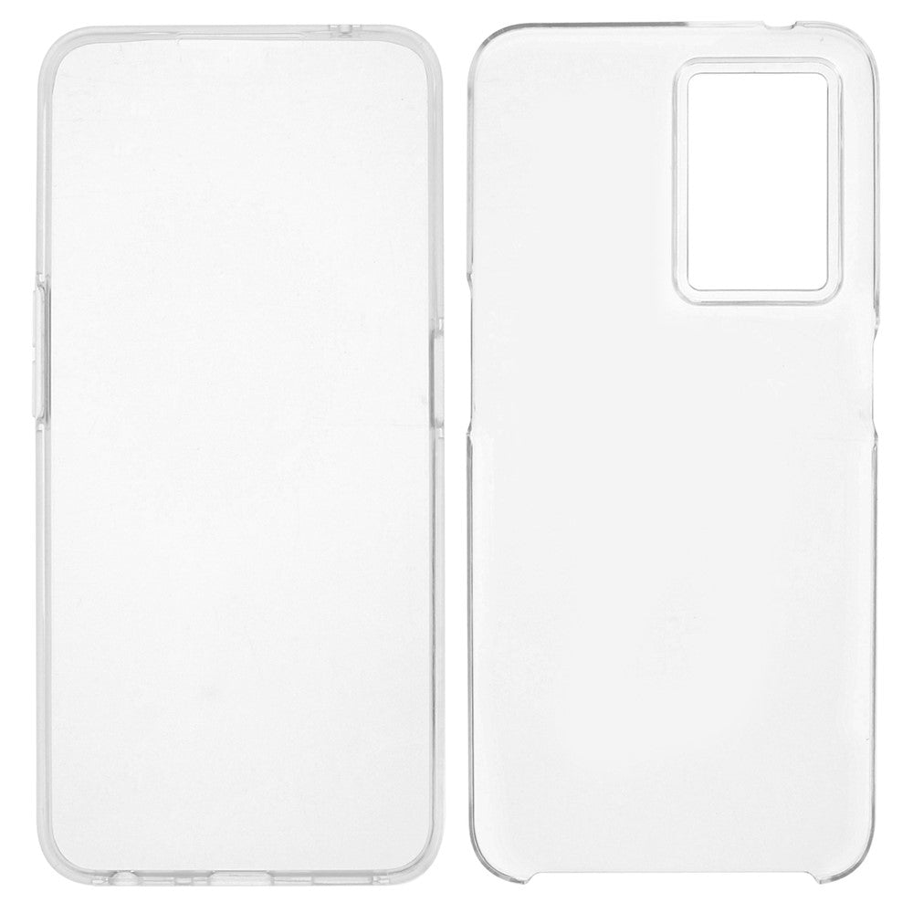 Oppo A57 (2022) 5G / A77 5G / A77s 4G / A57s 4G / A53s 4G Genomskinligt skal Akryl + TPU-mobilskal