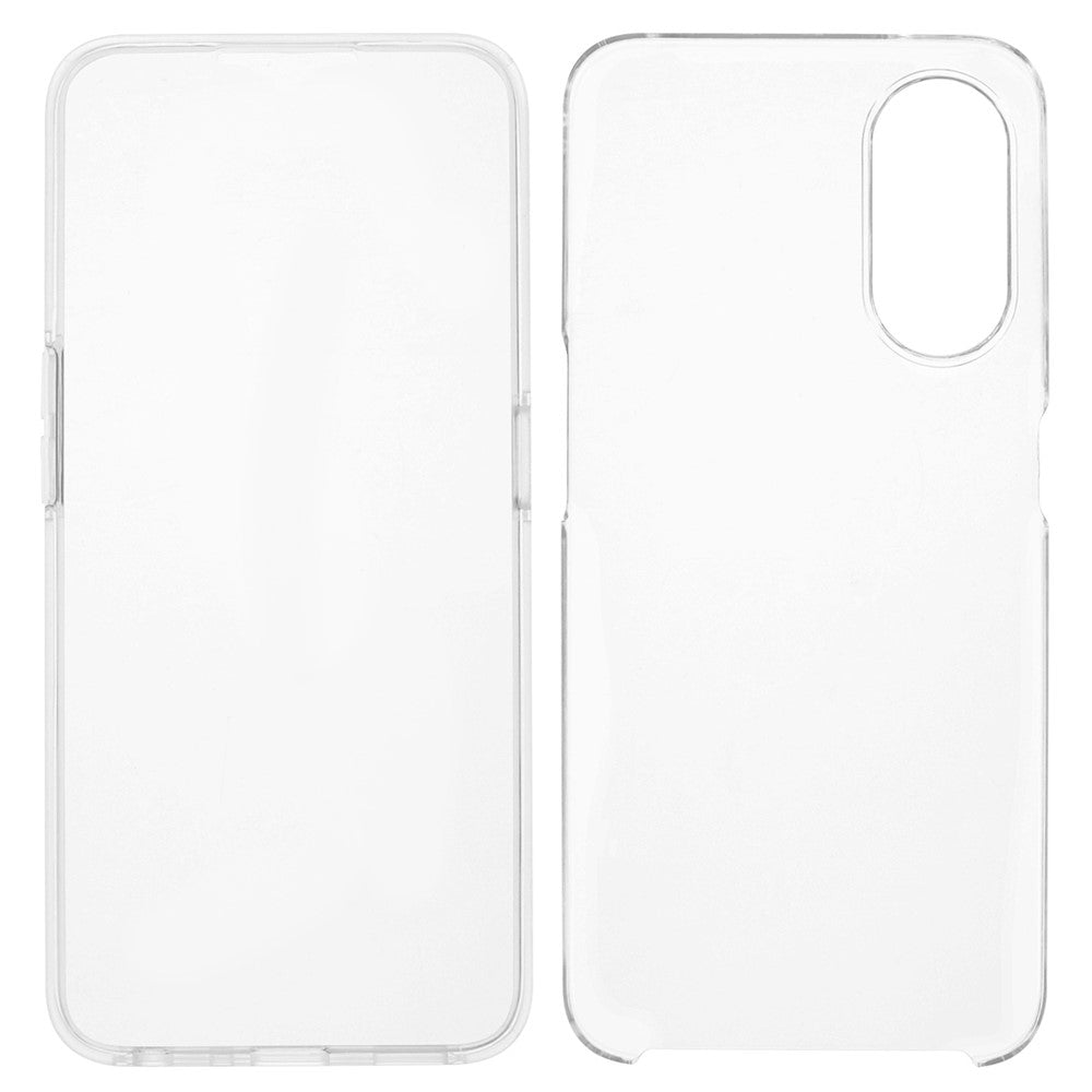 For Oppo A78 5G / A58 5G / A58x 5G Phone Case Acrylic + TPU Cover with PET Screen Protector