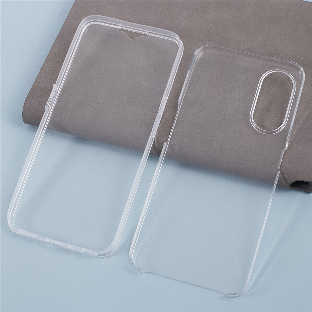 For Oppo A78 5G / A58 5G / A58x 5G Phone Case Acrylic + TPU Cover with PET Screen Protector