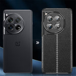 For OnePlus 12 5G Soft TPU Case Litchi Texture Protective Phone Cover