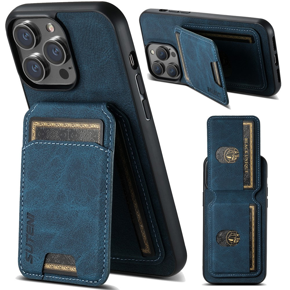 SUTENI H02 For iPhone 11 Pro PU Leather Case Litchi Texture Anti-scratch Phone Cover
