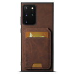SUTENI H02 til Samsung Galaxy Note20 Ultra 5G / Note20 Ultra Kickstand Telefoncover med kortlommer
