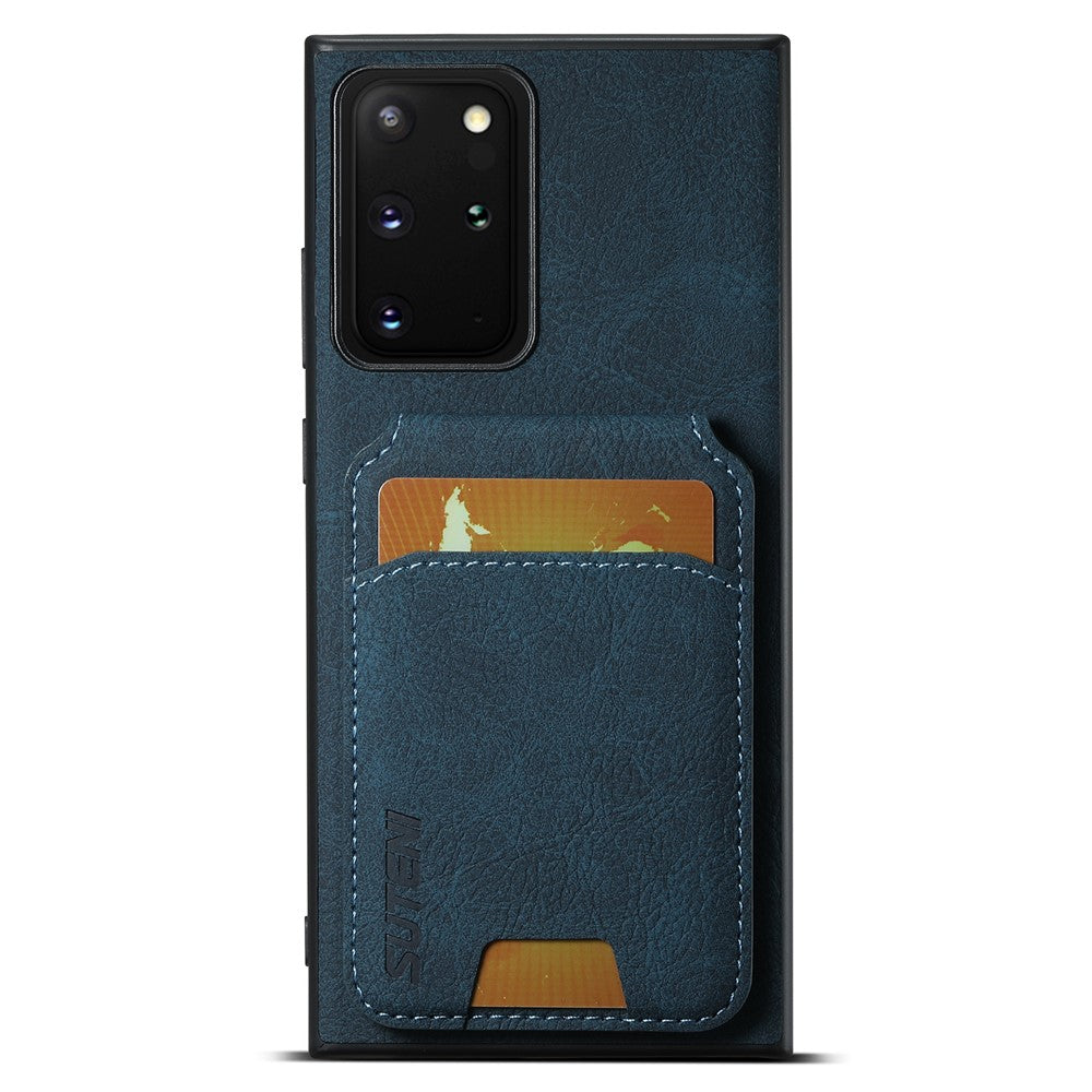 SUTENI H02 til Samsung Galaxy Note20 Ultra 5G / Note20 Ultra Kickstand Telefoncover med kortlommer