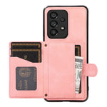 Samsung Galaxy A53 5G Korthållare Stativ Mobilskal TPU+PU Läderfodral
