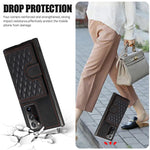 For Samsung Galaxy Note20 Ultra 5G / Note20 Ultra Shoulder Phone Pouch Card Case TPU+PU Leather Cover
