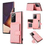 For Samsung Galaxy Note20 Ultra 5G / Note20 Ultra Shoulder Phone Pouch Card Case TPU+PU Leather Cover