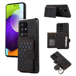Til Samsung Galaxy A51 5G Kortholder TPU+PU Læder Telefoncover Kickstand Telefonbeskyttelse