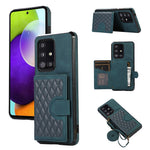 Til Samsung Galaxy A51 5G Kortholder TPU+PU Læder Telefoncover Kickstand Telefonbeskyttelse